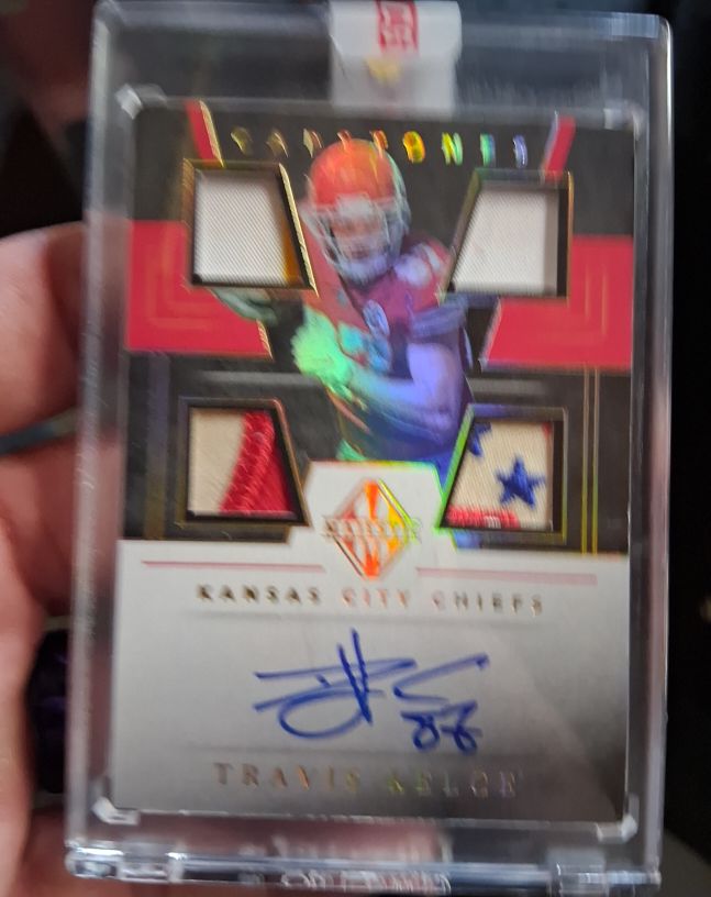 2019 Panini Majestic Capstones Travis Kelce — front