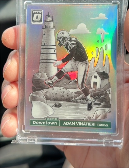 2024 Donruss Optic Downtown Adam Vinatieri Patriots — front