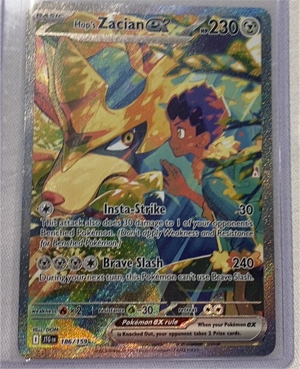 2025 Pokémon TCG SV09: Journey Together #186 Hop's Zacian GX — front