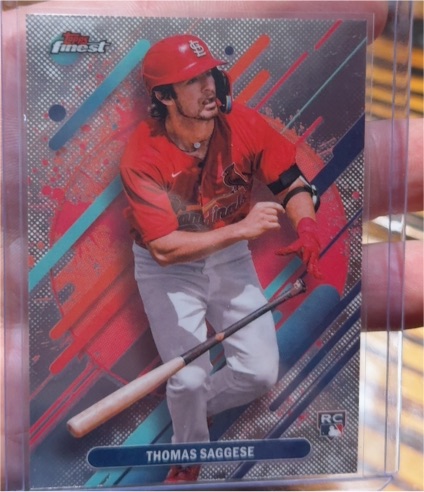 2025 Topps Finest #293 Thomas Saggese — front