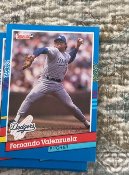 1991 Donruss #127 Fernando Valenzuela — front