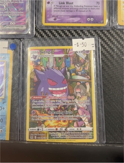 2022 Pokémon Lost Origin Trainer Gallery #TG06 Gengar — front