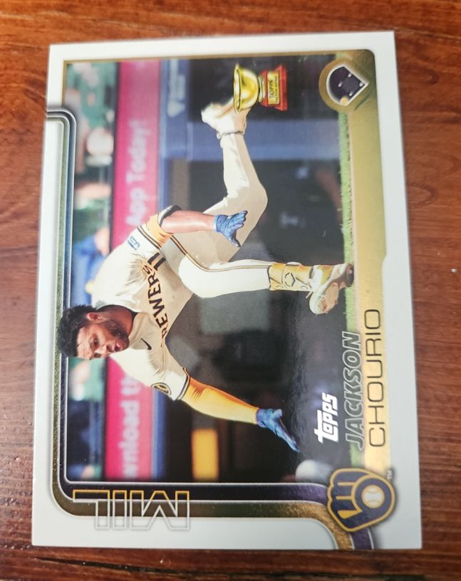 2025 Topps Series 2 #376 Jackson Chourio — front