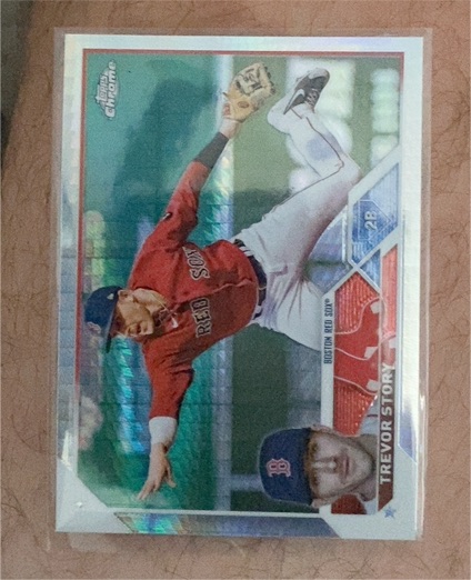 2023 Topps Chrome #23 Trevor Story — front