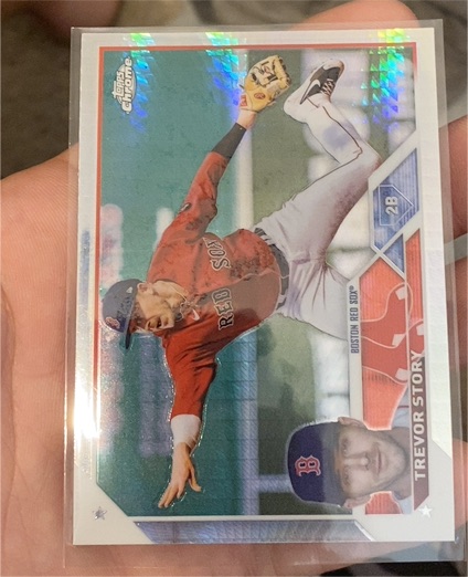 2023 Topps Chrome #23 Trevor Story — front