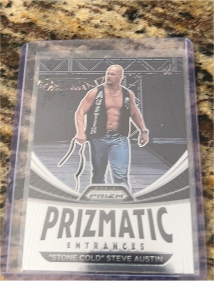 2023 Panini Prizm WWE Prizmatic Entrances #19 Stone Cold Steve Austin — front