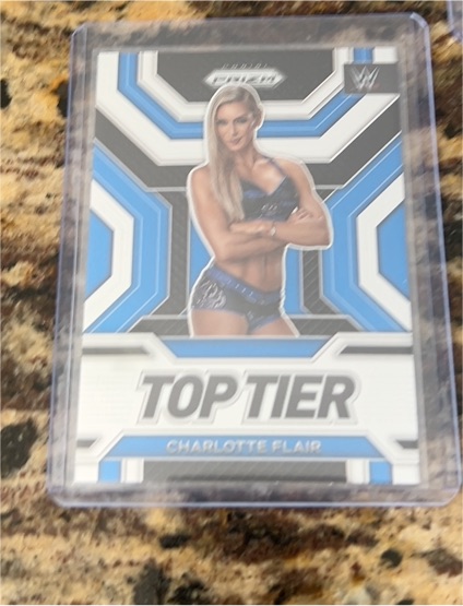 2023 Panini Prizm WWE Top Tier #31 Charlotte Flair — front