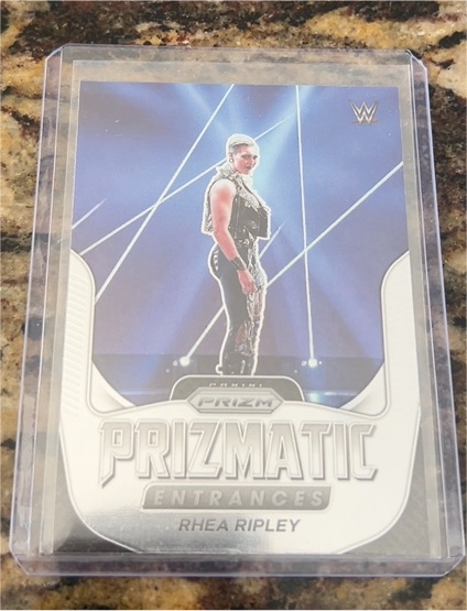 2022 Panini Prizm WWE Prizmatic Entrances #18 Rhea Ripley — front