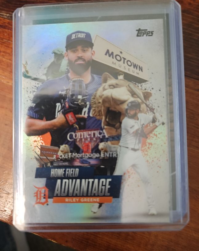 2025 Topps Series 1 #HA-19 Riley Greene Home Field Advantage — front