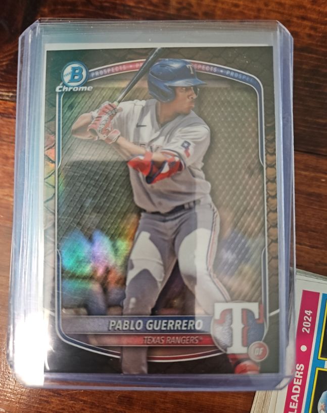 2025 Bowman Chrome Prospects #BCP-144 Pablo Guerrero — front