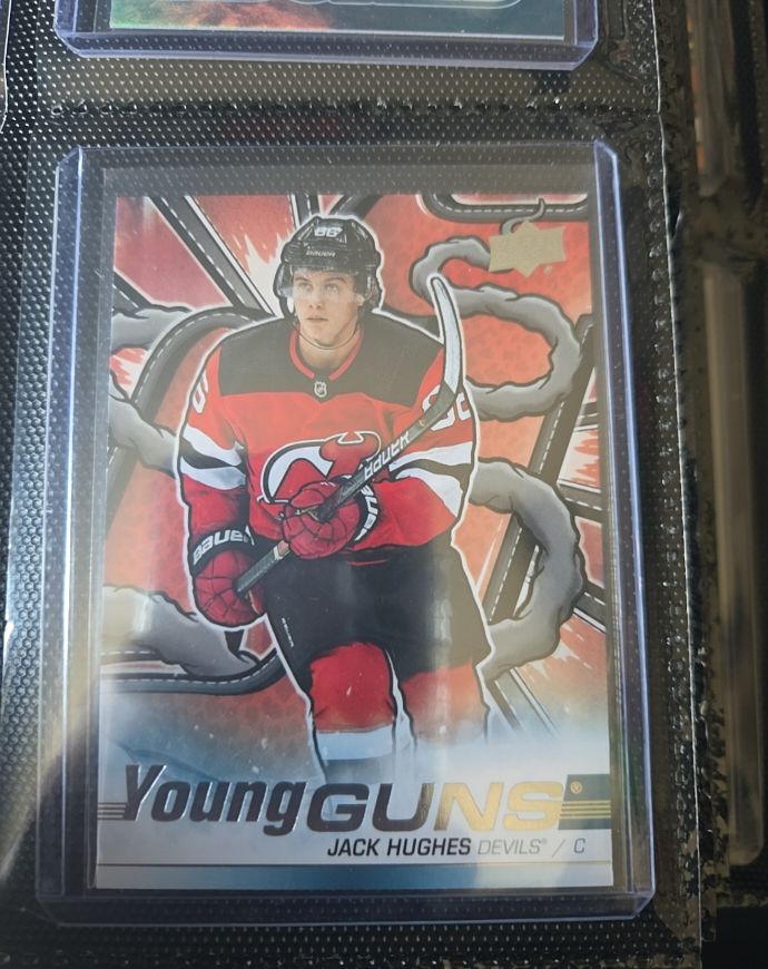 2024-25 Upper Deck Series 2 #201 Jack Hughes Young Guns Renewed — front