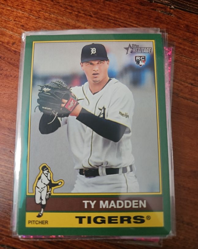 2025 Topps Heritage #162 Ty Madden — front