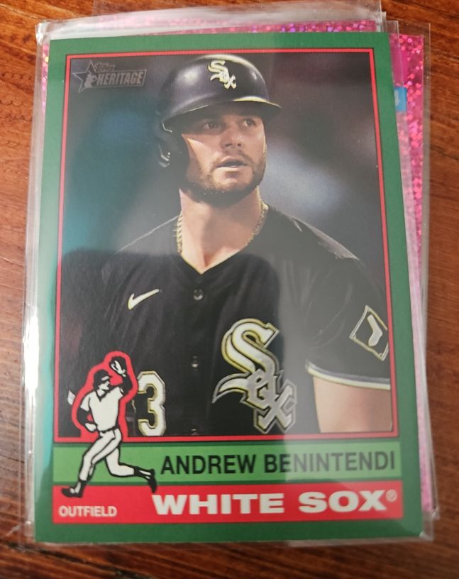 2025 Topps Heritage #77 Andrew Benintendi — front