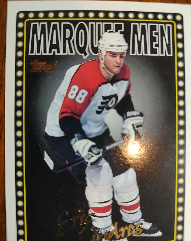 1995-96 Topps Marquee Men #1 Eric Lindros — front