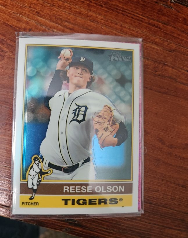 2025 Topps Heritage #409 Reese Olson — front