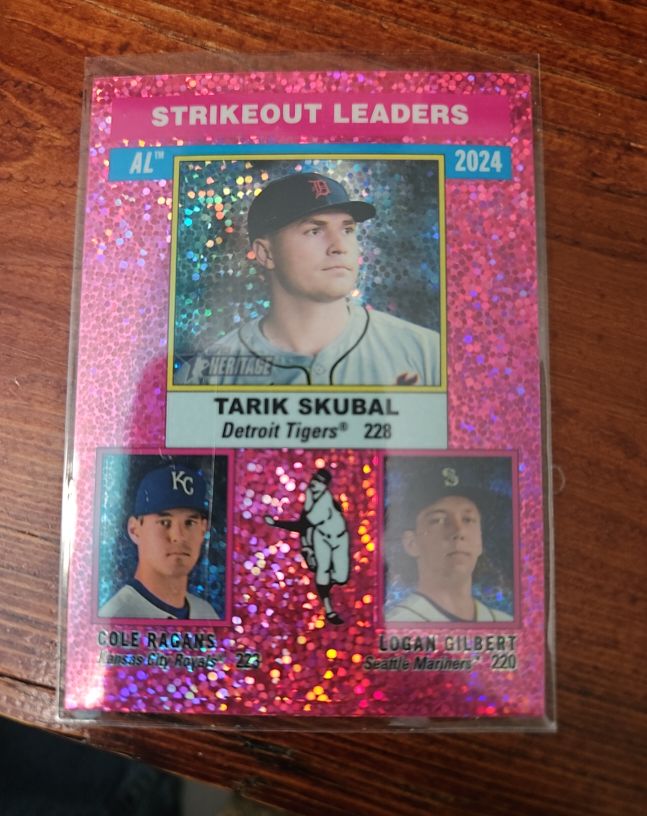 2024 Topps Heritage #228 Tarik Skubal — front