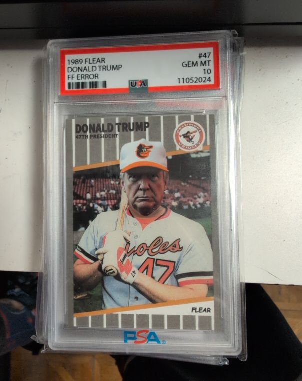 1989 Fleer #47 Donald Trump — front