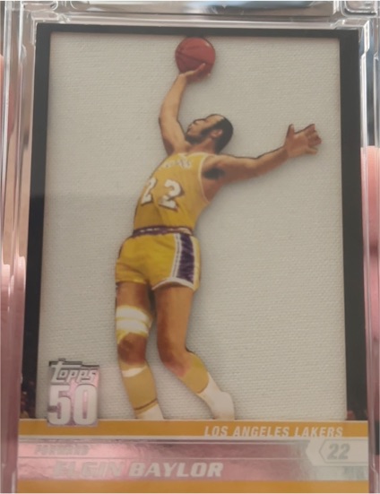 2007-08 Topps 50 #16 Elgin Baylor — front
