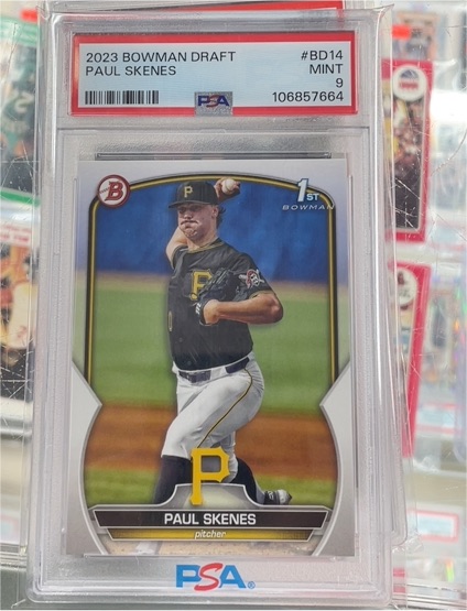 2023 Bowman Draft #BD14 Paul Skenes — front