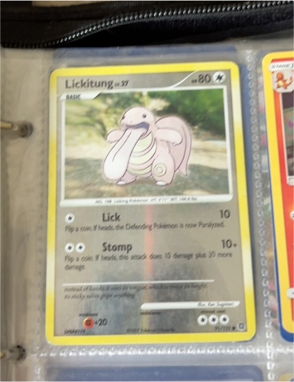 2007 Pokémon Secret Wonders #91 Lickitung — front