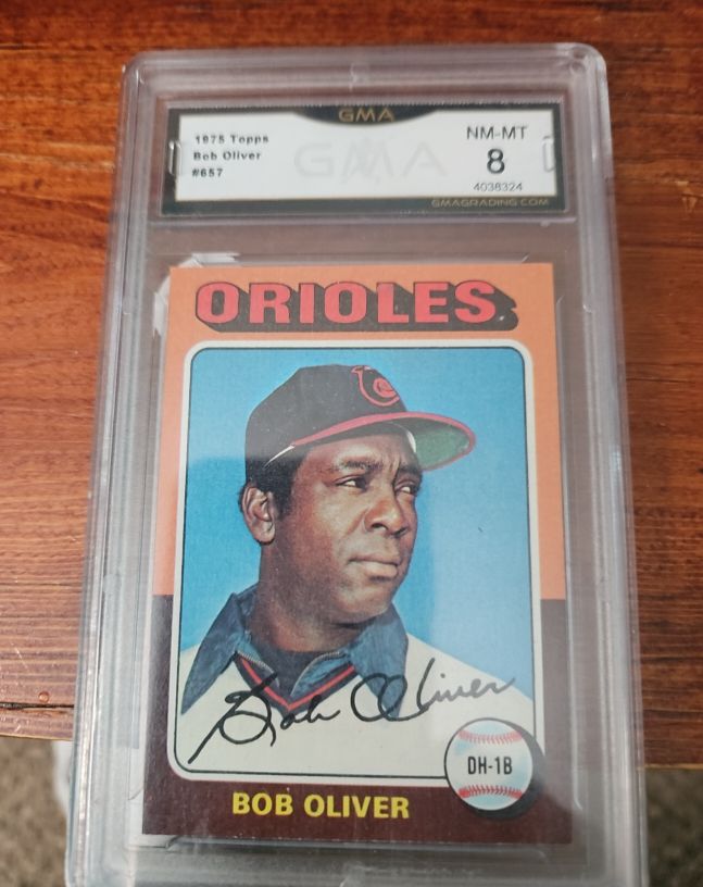1975 Topps #657 Bob Oliver — front