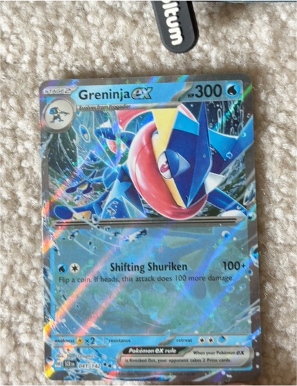 2024 Pokémon Stellar Crown #41 Greninja ex — front