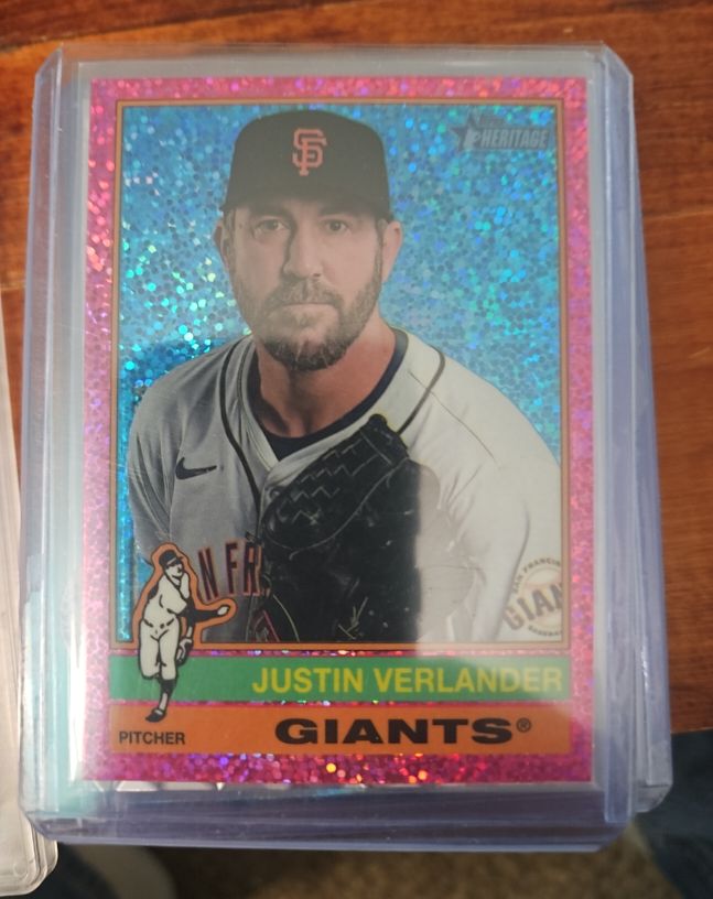 2025 Topps Heritage #317 Justin Verlander — front