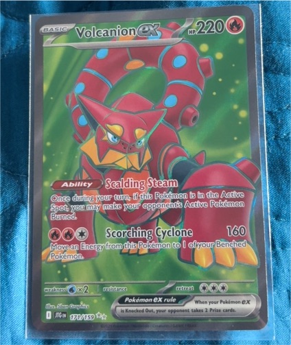 2021 Pokémon TCG Journey Together #171 Volcanion ex — front