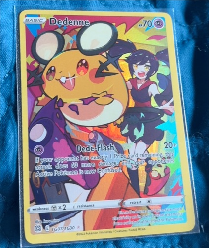 2022 Pokémon Brilliant Stars Trainer Gallery #TG07 Dedenne — front