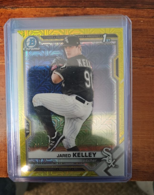 2021 Bowman Chrome #BCP-106 Jared Kelley — front