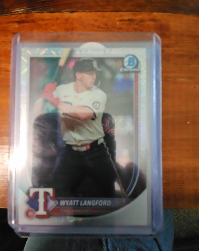 2025 Bowman #33 Wyatt Langford — front