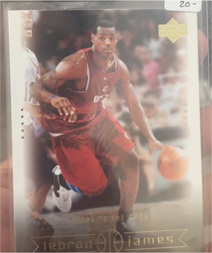 2003 Upper Deck #11 LeBron James Rookie Card Preps To The Pros — front