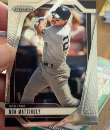 2025 Panini Prizm Baseball Silver Prizm #111 Don Mattingly New York Yankees — front