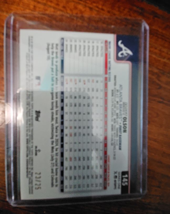 1991 Topps #145 David Olson — front
