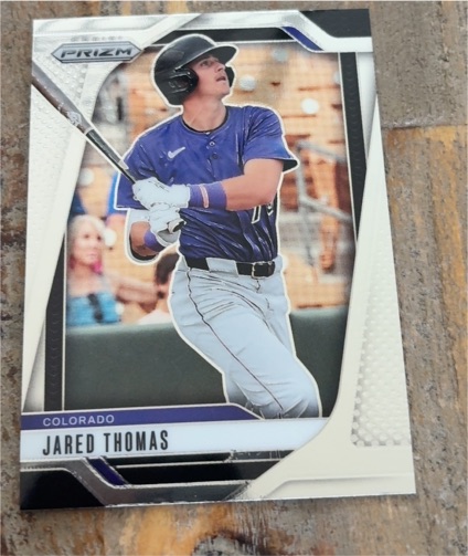 2025 Panini Prizm #12 Jared Thomas — front