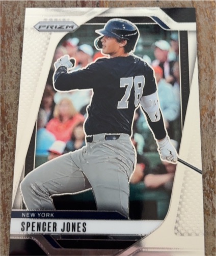 2025 Panini Prizm Baseball #96 Spencer Jones — front
