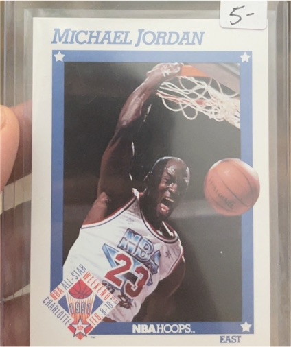 1991 NBA Hoops #253 Michael Jordan All Star — front