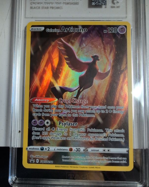 2023 Pokemon Sword & Shield Black Star Promo #SWSH282 Galarian Articuno — front