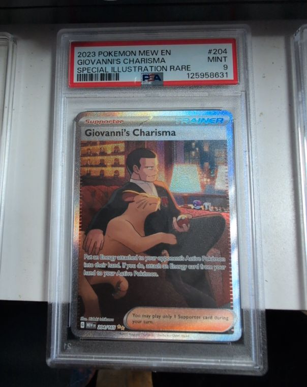 2023 Pokémon #204 Giovanni's Charisma — front