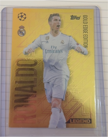 2024 Topps Match Attax Gold Edge Edition #GE7 Cristiano Ronaldo — front