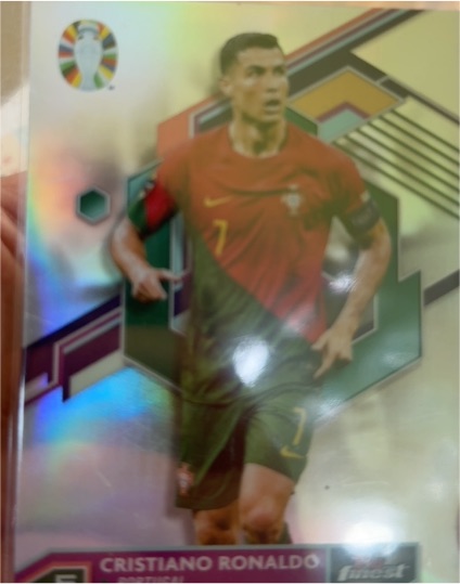 2023 Topps Finest Road to UEFA Euro 2024 #63 Cristiano Ronaldo — front