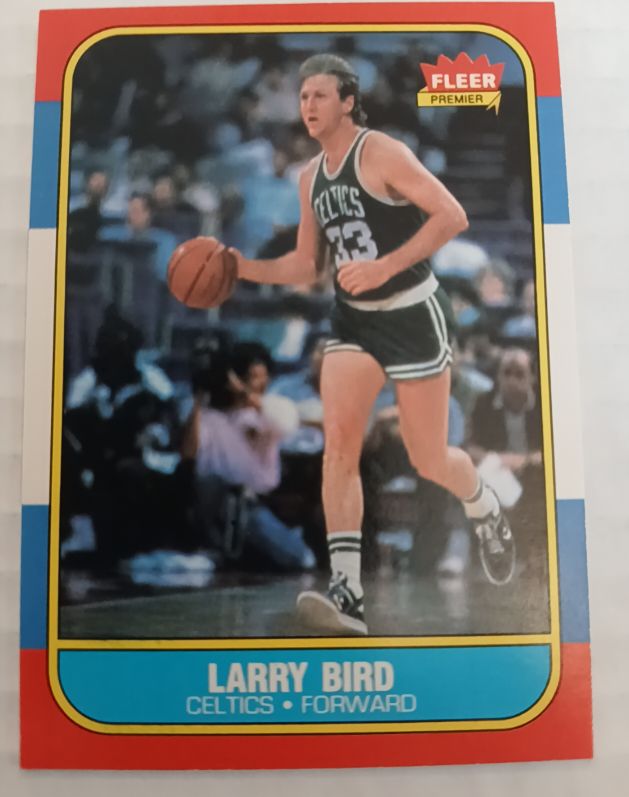 1986-87 Fleer #9 Larry Bird — front