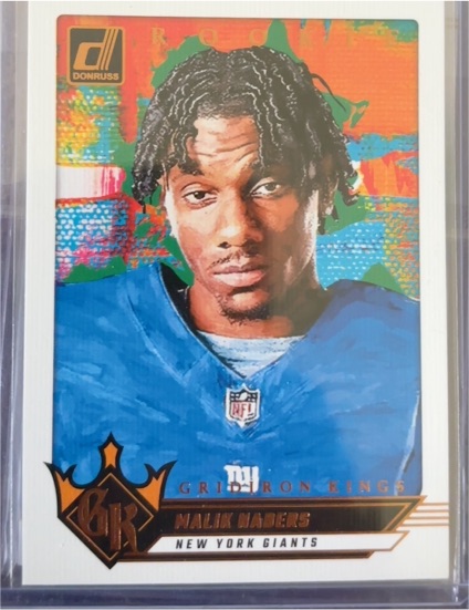 2024 Donruss #11 Malik Nabers Rookie Gridiron Kings — front