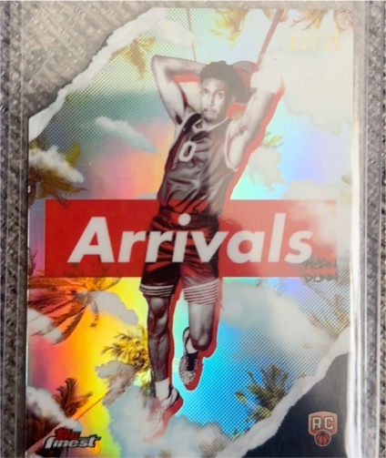 2024-25 Topps Finest #A-17 Ryan Dunn Arrivals Rookie — front