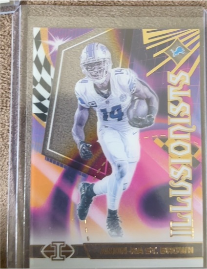 2023 Panini Illusions #1 Amon-Ra St. Brown — front