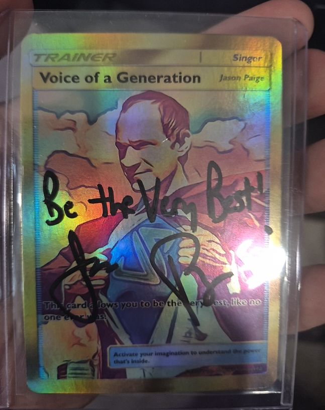 Voice of a Generation Trainer Jason Paige — front