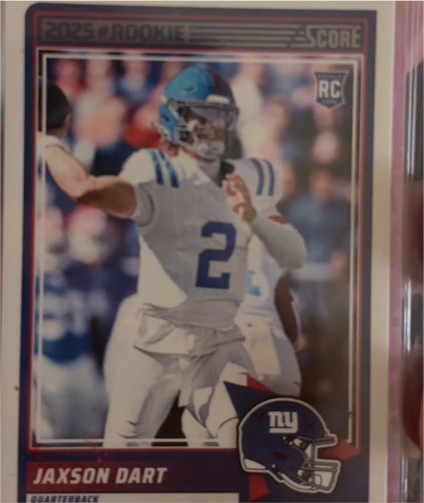 2025 Panini Score #35 Jaxson Dart — front