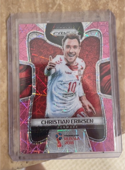 2018 Panini Prizm World Cup #266 Christian Eriksen — front