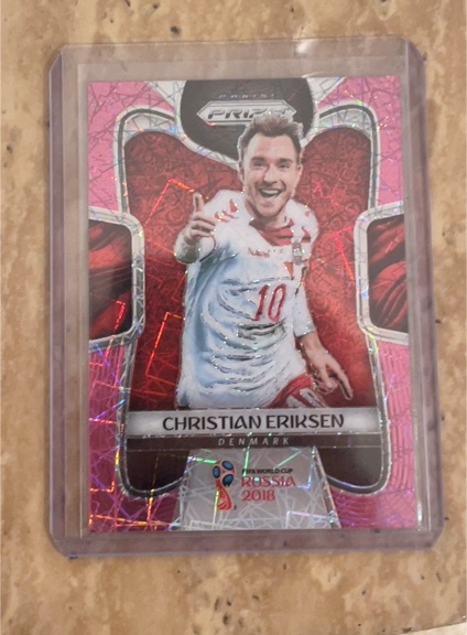 2018 Panini Prizm World Cup #266 Christian Eriksen — front