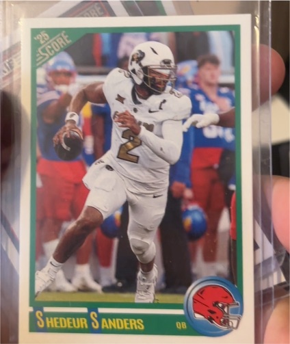 2025 Panini Score #2 Shedeur Sanders — front